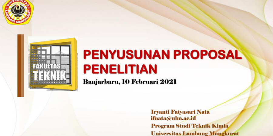 Materi (1) Workshop Penyusunan Proposal Penelitian (10 Februari 2021 ...