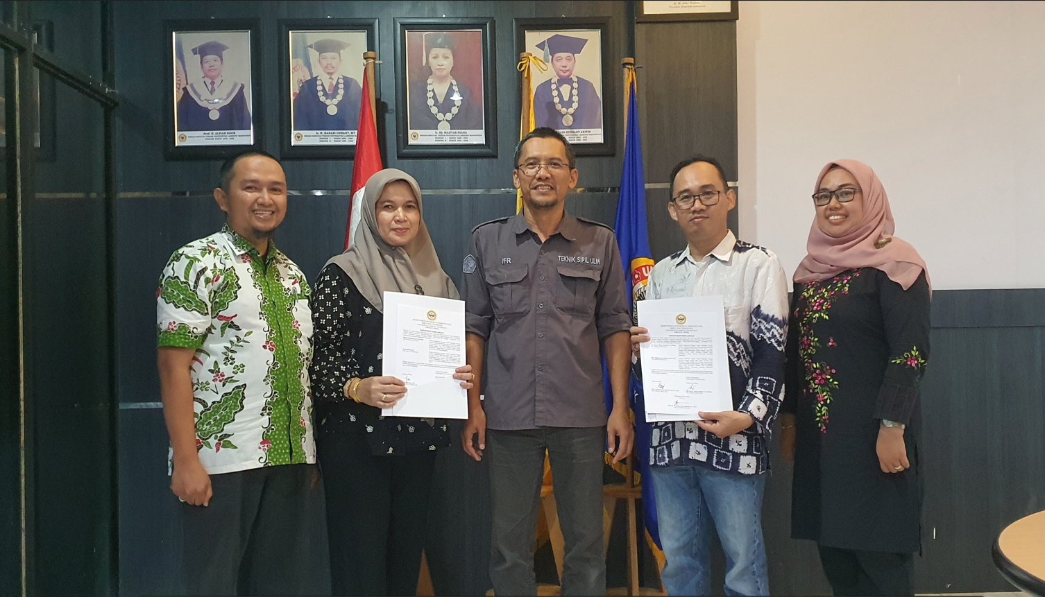 Serah Terima Jabatan Koordiantor & Sekretaris Program Studi Pendidikan Profesi Insinyur ULM Periode 2023 -2027.