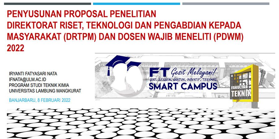 Penyusunan Proposal Penelitian PDWM 2022